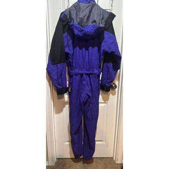 VTG Boulder Gear 90's Ski Suit One Piece Snowsuit Snow Bib Men's Small - Picture 2 of 7